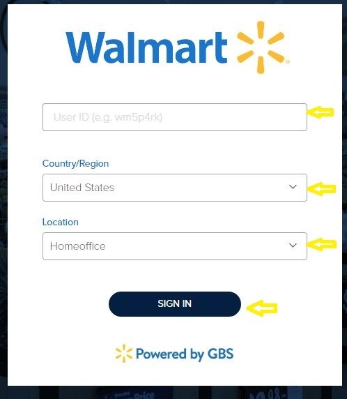 WalmartOne-Login-page